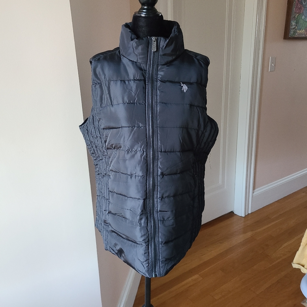 U.S Polo ASSN Women's Cozy Fur Lined Vest - Picture 4 of 14